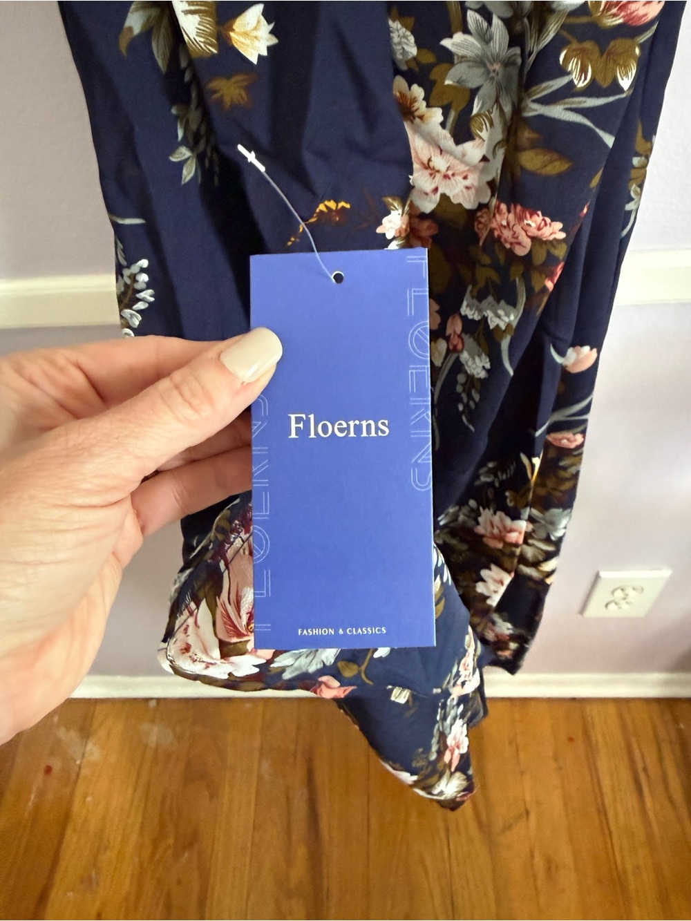Floerns Women’s Sleeveless Halter Neck Vintage Floral Maxi Dress Size Medium - Picture 9 of 9